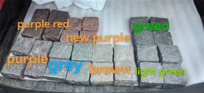 بلاط السطح المنفصل من الحجر السماقي الطبيعي